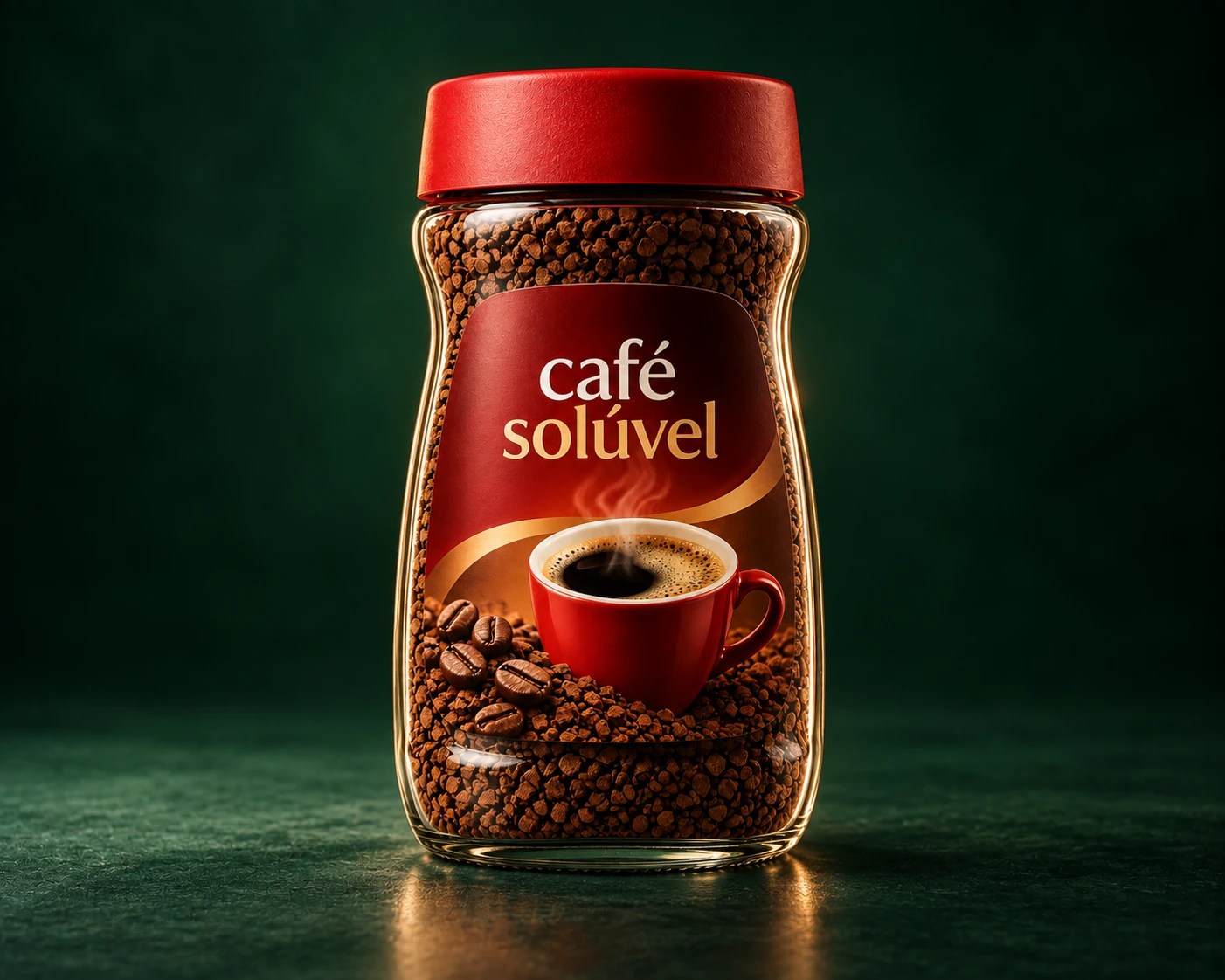 Pote de café solúvel